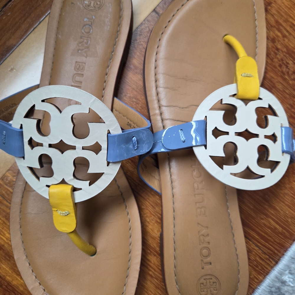 Tory Burch Miller Patent Leather Sandals
